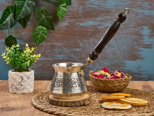 Copper turkish greek coffee - turkish,