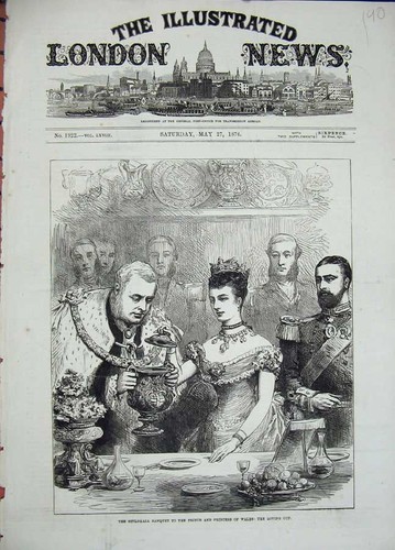 Old antique print guildhall - old,