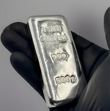 Silver Bar 500g Bullion Bar