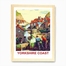 Yorkshire coast vintage - yorkshire,