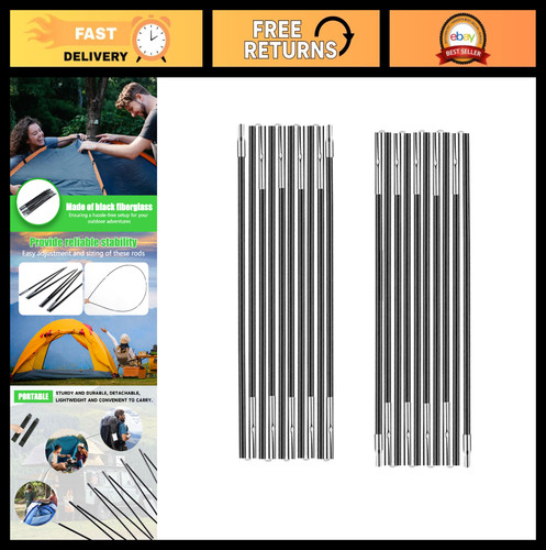 2pcs 1ft tent replacement - 2pcs, 13.1ft