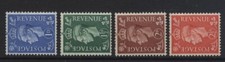 1951 1d-21/2d COLOUR CHANGE SIDEWAYS WATERMARK SET OF 5 U/MINT. SG 504a-7a