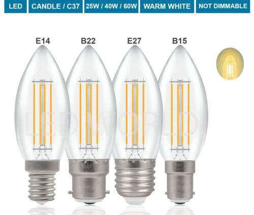 Led candle bulbs e14 - led, e27