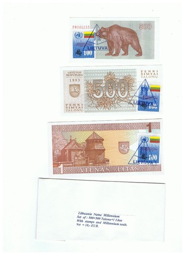 Lithuania name millenium set - name,