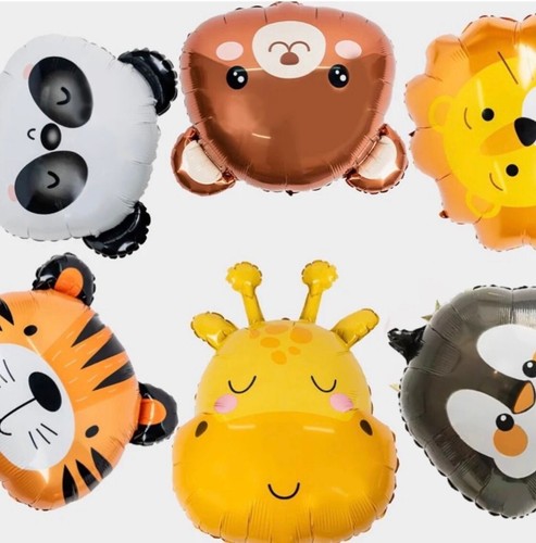 Large animal safari birthday - large,
