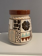 Unique Vintage Beautifully Designed Studio Pottery Vase 15.5cm Tall Glazed
