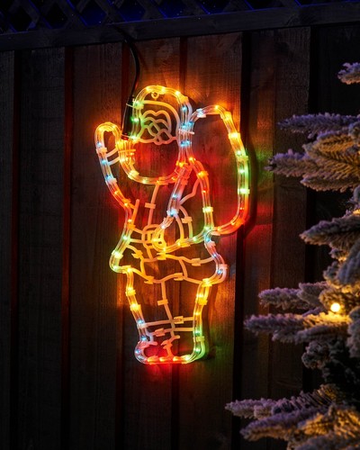 41cm pre lit santa sack - pre-lit,