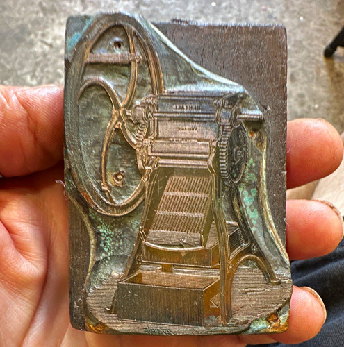 Vintage metal letterpress - vintage,