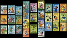 WALT DISNEY Stamp Collection x 29 MIcky & Minnie Mouse, Donald Duck Pluto Goofy