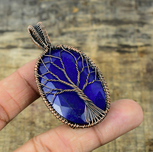 Sapphire lab created - lab-created, copper