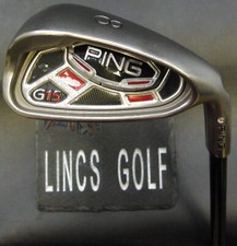Ping G15 White Dot 8 Iron Seniors Graphite Shaft Ping Grip