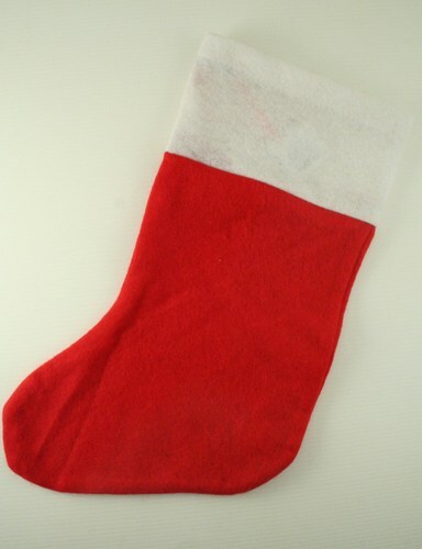 Christmas red stocking - christmas, xmas