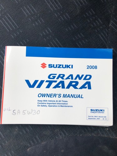 2008 suzuki grand vitara