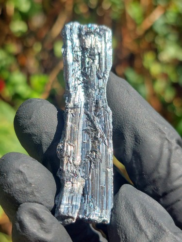 Stibnite raw specimen - raw, 25.8g