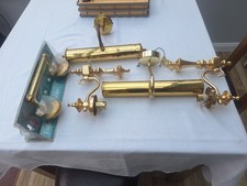 plated toilet roll  and light fittings