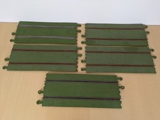 Vintage Scalextric Green Track C160 Straights X 5 RARE