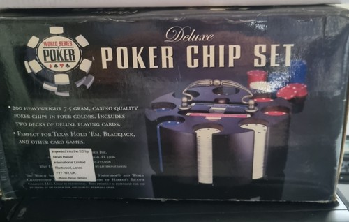 Deluxe poker chip set good - poker,