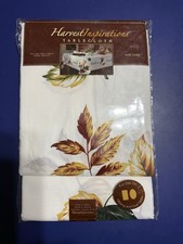 Fall Harvest Thanksgiving 70” x 90” Oblong Seats 6-8 Easy Care Tablecloth Oval