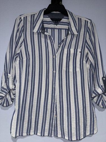 Tommy hilfiger striped blue - hilfiger,