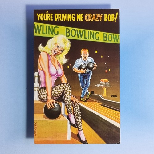Saucy comic postcard c1970 - saucy,