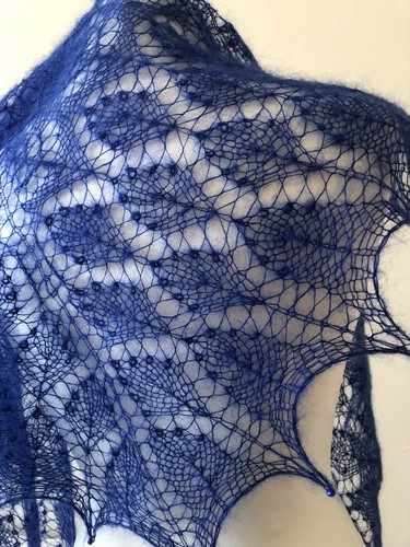 Handknitted silk kid mohair - handknitted,