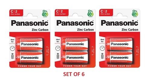 Pack panasonic zinc - pack, 6
