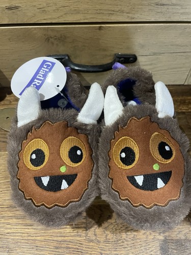 Bnwt fur monster slippers kids - bnwt,