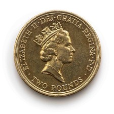 Old £2 Pound 1986, 1989