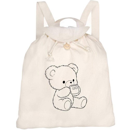 Adorable teddy bear - bear, drinking