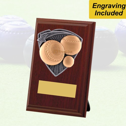 Lawn bowls plaque - lawn, plaque,