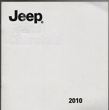Jeep Grand Cherokee 2010 UK Market Sales Brochure Limited Overland Tech SRT-8