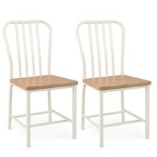 Set of 2 Dining Chair Armless