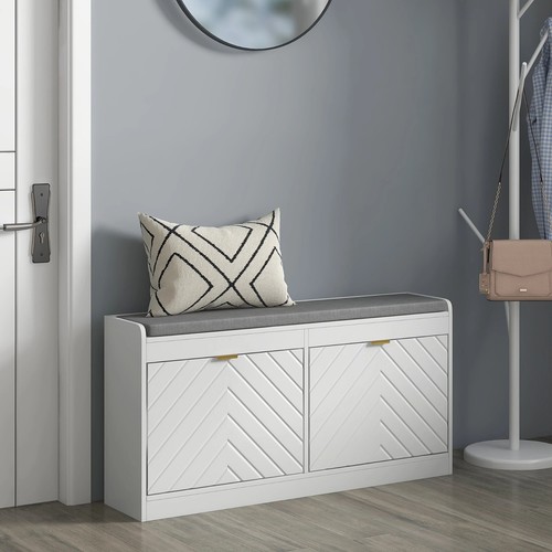 Slim shoe storage bench - shoe,