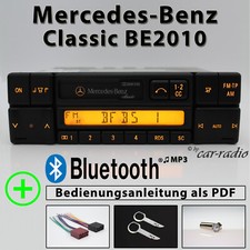 Mercedes Classic BE2010 Bluetooth MP3 Cassette Radio 0038206286 Becker Radio Set