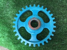 Vintage Industrial Cast Iron Cog Gear Wheel.