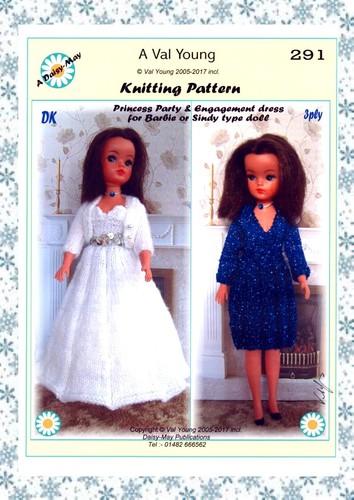 Dolls knitting pattern 291 - pattern,