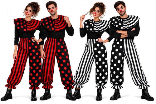 Adults clown pants collar - pants,