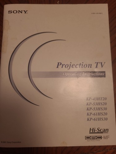 Sony 2001 projection owners - 2001,
