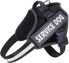 Belababy Soft No Pull Dog Harness X Small, Adjustable Assistance Service Dog Ve