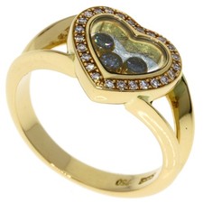 Chopard  Happy diamond Ring K18 Yellow Gold  Ladies [Used]