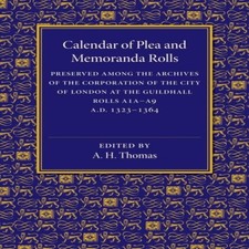 Calendar of Plea and Memoranda