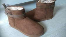 M&S FAUX SUEDE ANKLE BOOTS