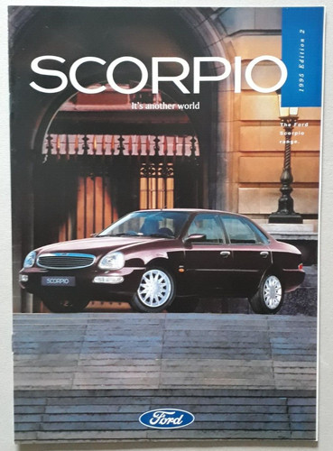 Ford scorpio range - ford, brochure