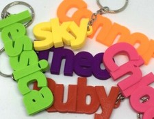 PERSONALISED CHUNKY KEYRING /