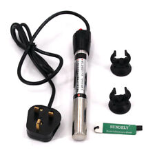 Fad Silver Aquarium Submersible Fish Tank Adjustable Water Heater 220v 50-500w