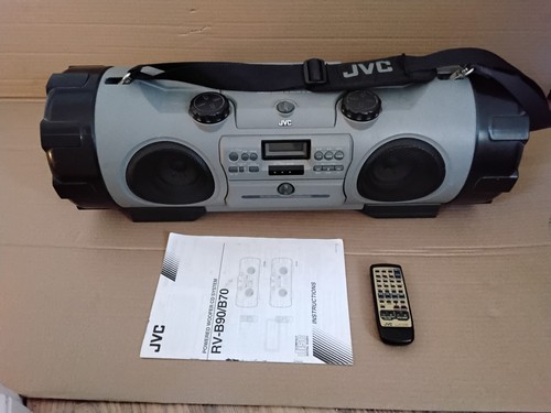 Jvc b90gy boombox powered - jvc, rv-b90gy