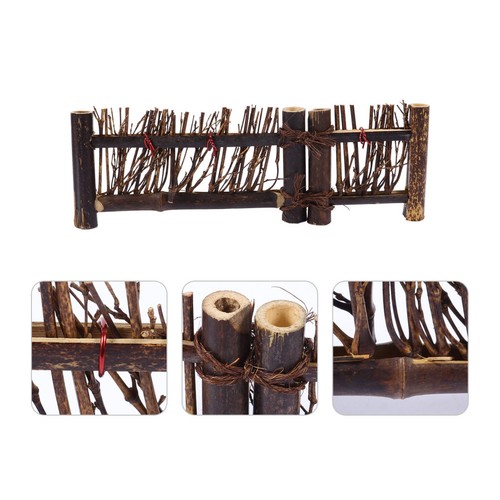 Handmade wooden fence - wooden, ornament