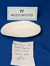 Wedgwood NAUTILUS * Small White SHELL TRINKET DISH (11cm) * Rarely Available EXC