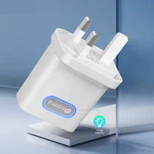 UK 3 Pin Dual USB Plug Adapter