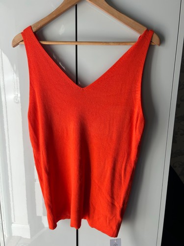 Neck knitted vest - f,